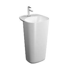 Vitra Plural Monoblok Lavabo 50 cm 7814B401-0041-S